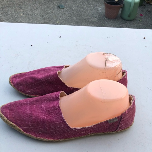 SANUK KATALINA TX Women’s MAGENTA PINK SIDEWALK SURFER SHOES Size 9 - Picture 1 of 11